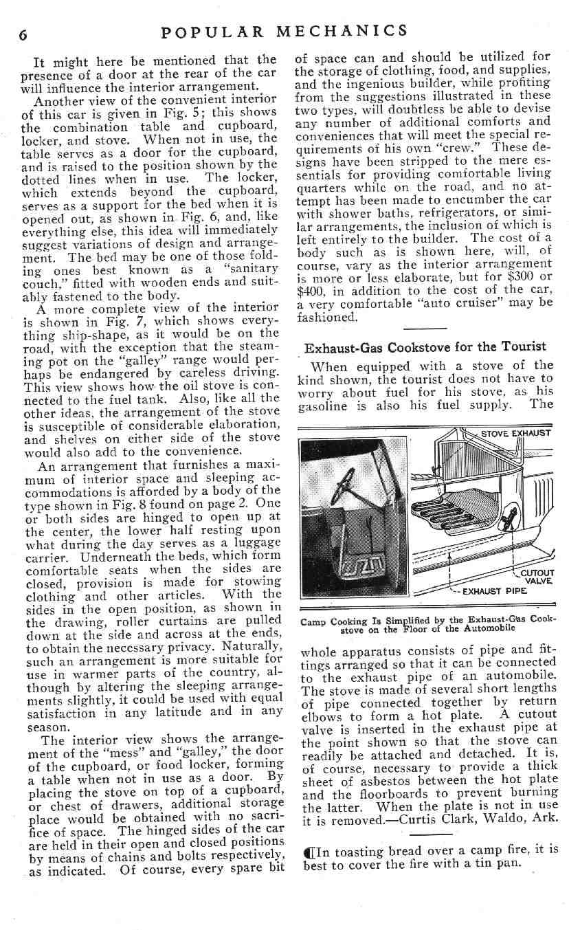1924 Popular Mechanics Auto Tourist Handbook Page 11